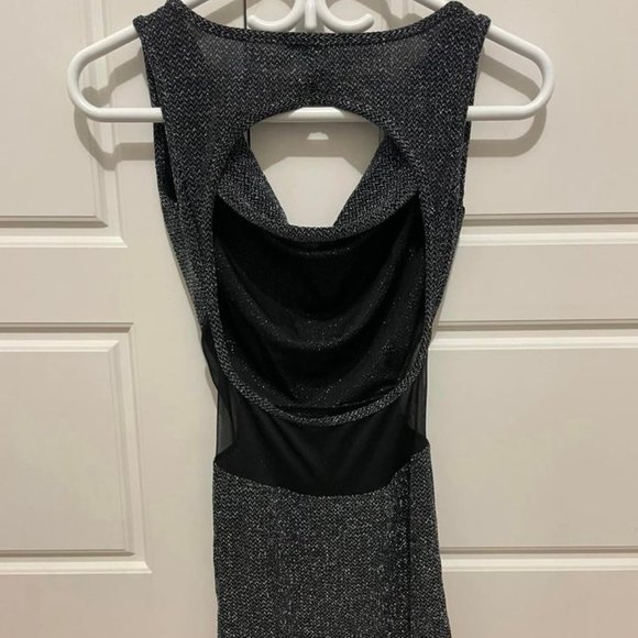 Sparkly Open Back Mini Dress - Picture 1 of 2